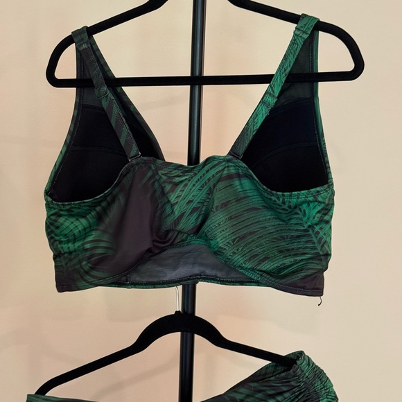 Cacique Green Palm Print Bikini - Picture 2 of 4